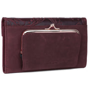 Tooled Leather Organizer Clutch