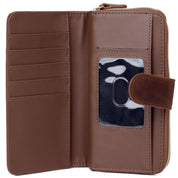 Tooled Leather Checkbook Wallet