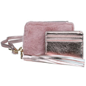 L-zip Coin Case with Strap