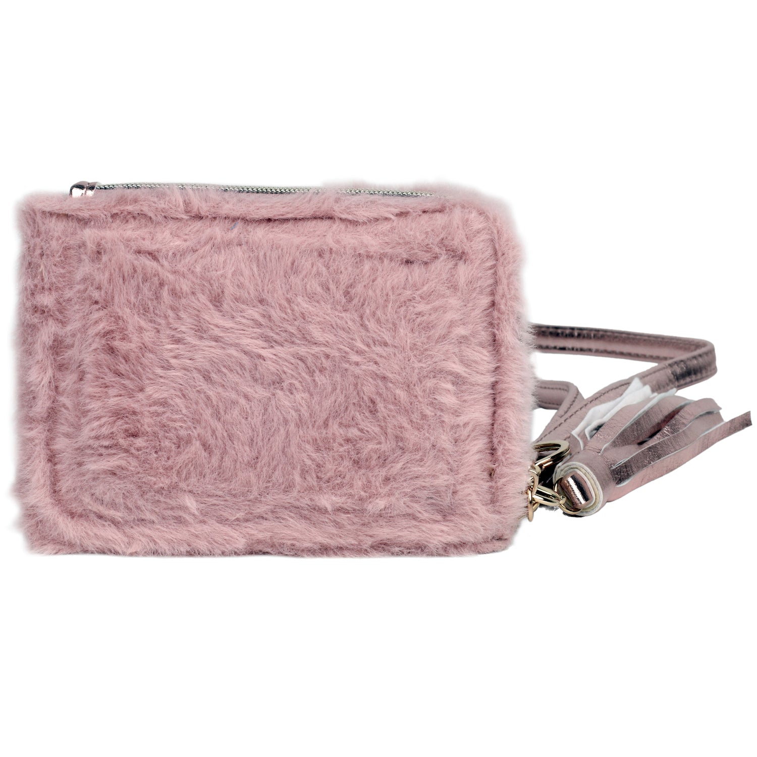 L-zip Coin Case with Strap