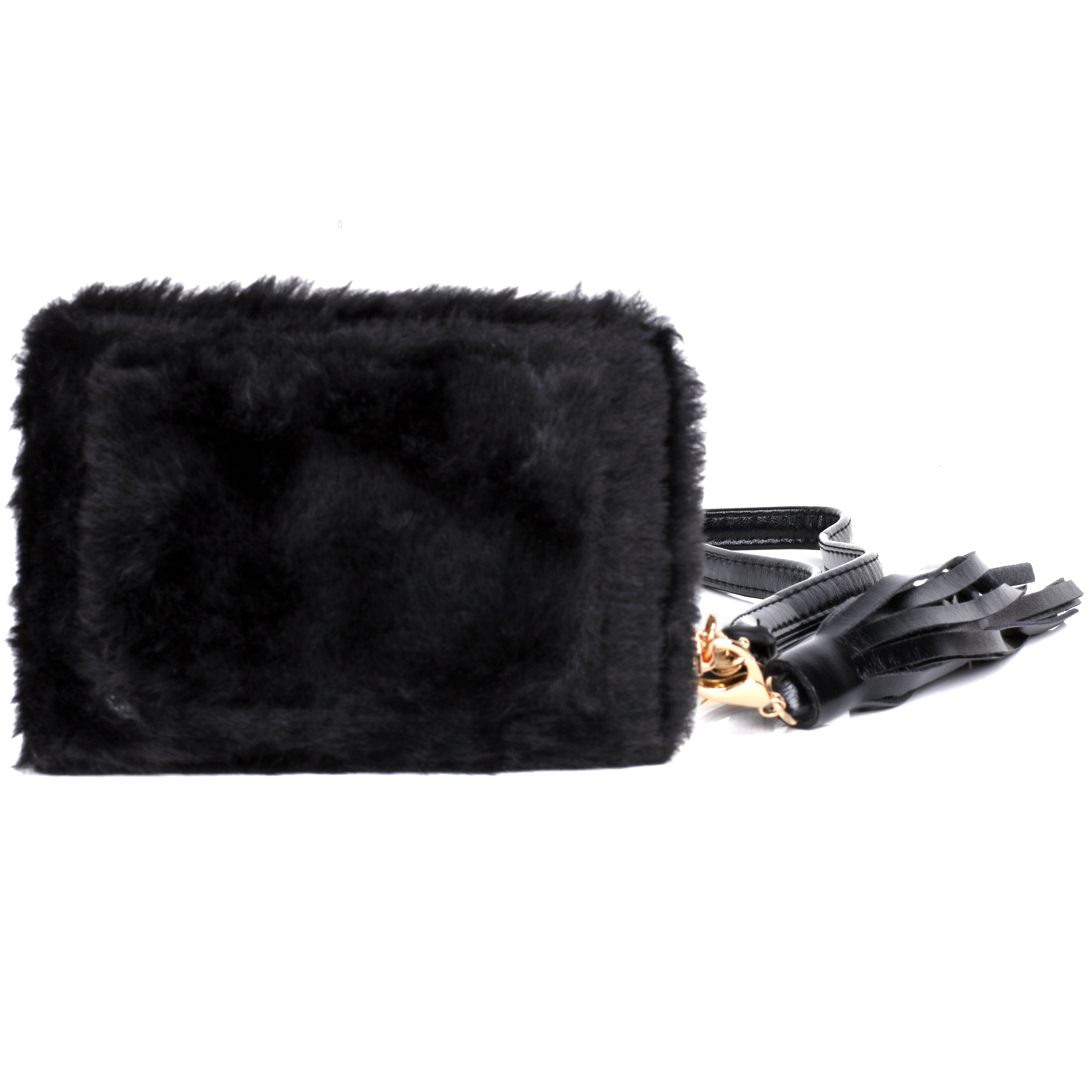 L-zip Coin Case with Strap