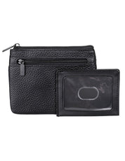 Hudson Leather Large ID Coin Card Case