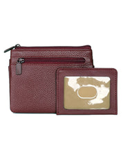 Hudson Leather Large ID Coin Card Case