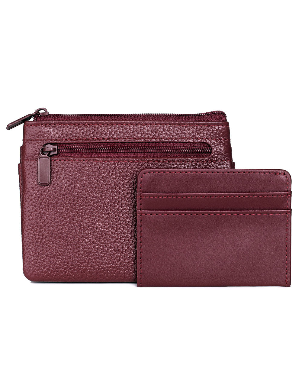 Hudson Leather Large ID Coin Card Case