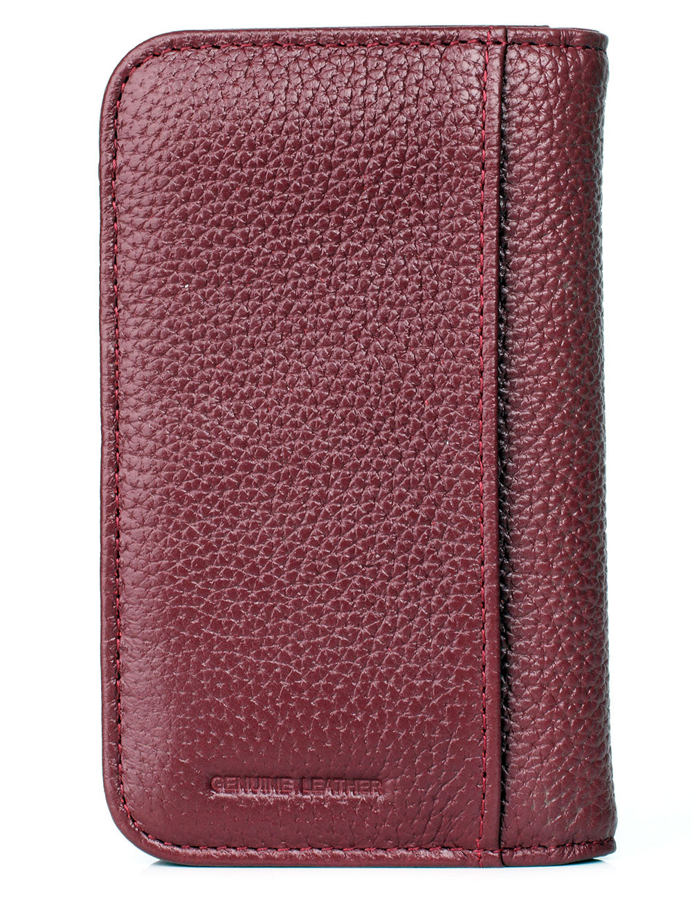 Hudson Leather Snap Card Case