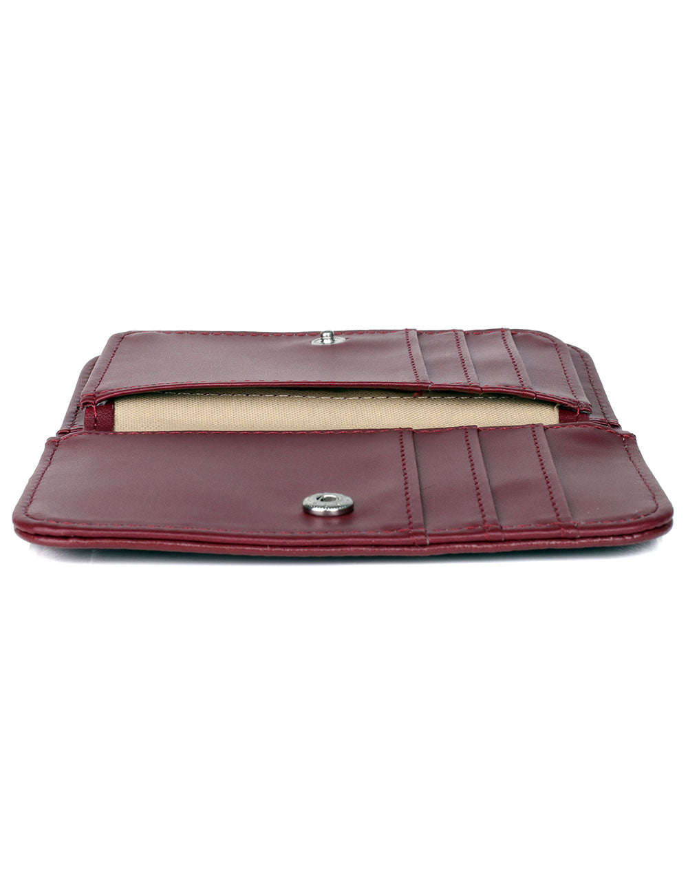 Hudson Leather Snap Card Case