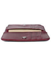 Hudson Leather Snap Card Case