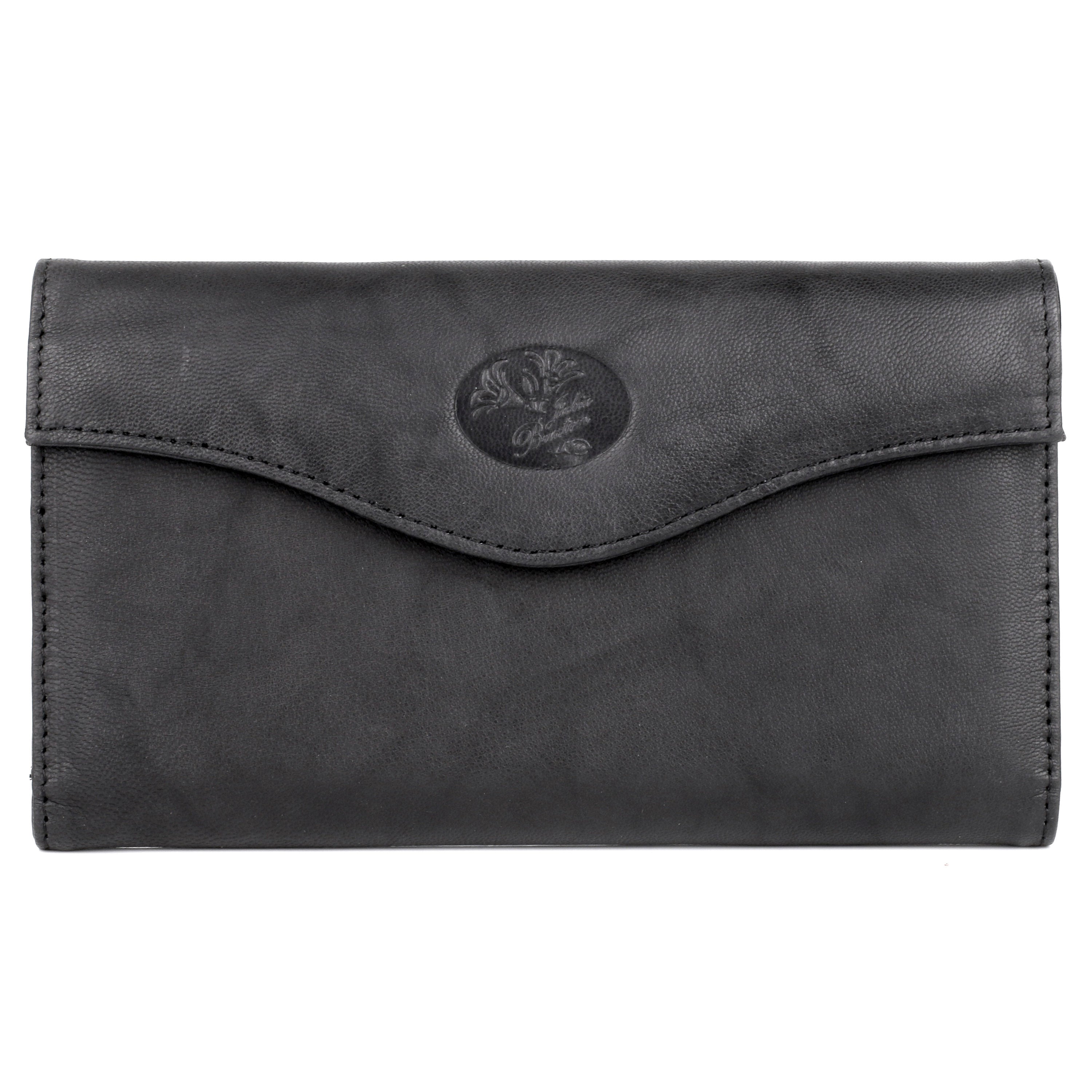 Heiress Leather Organizer Clutch