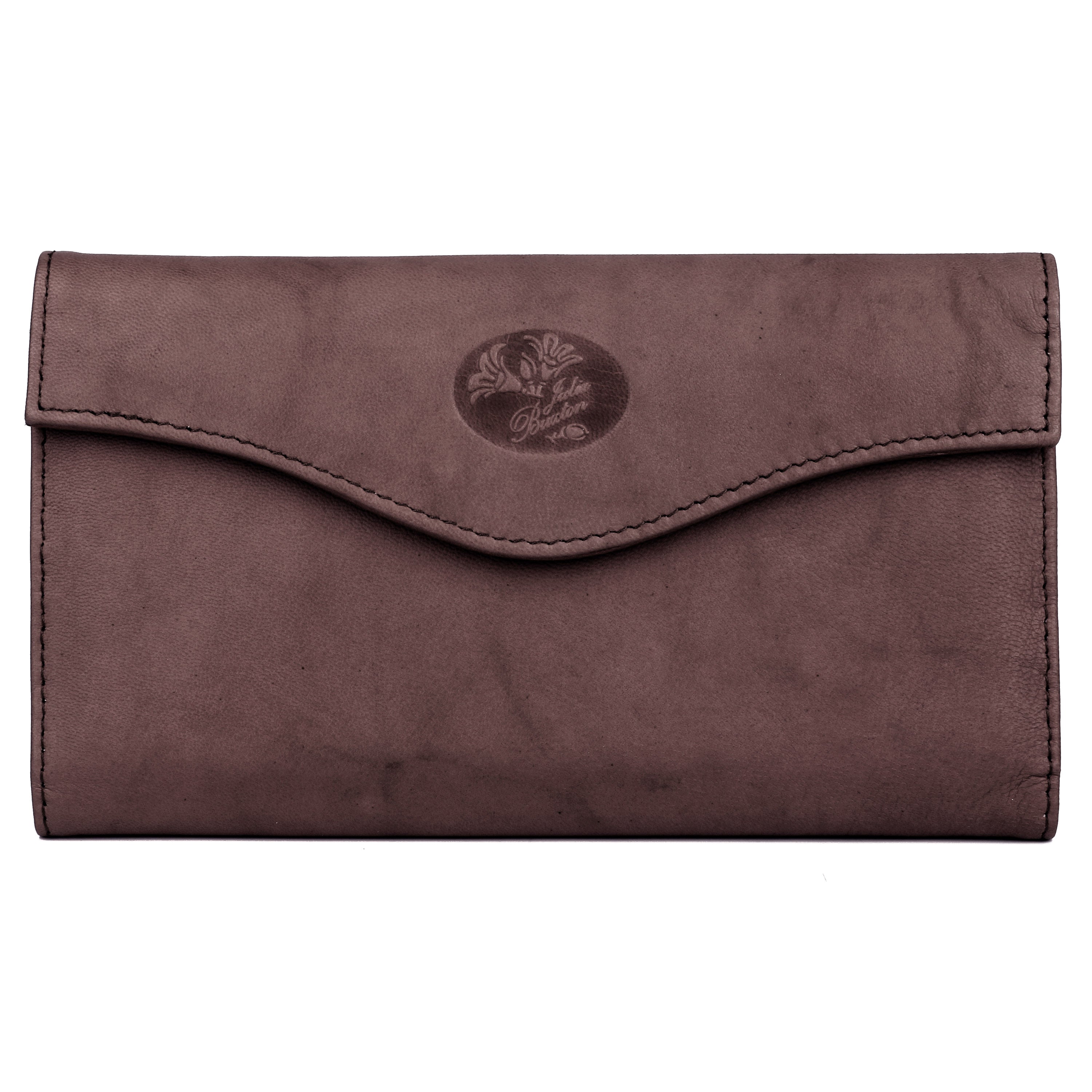 Heiress Leather Organizer Clutch