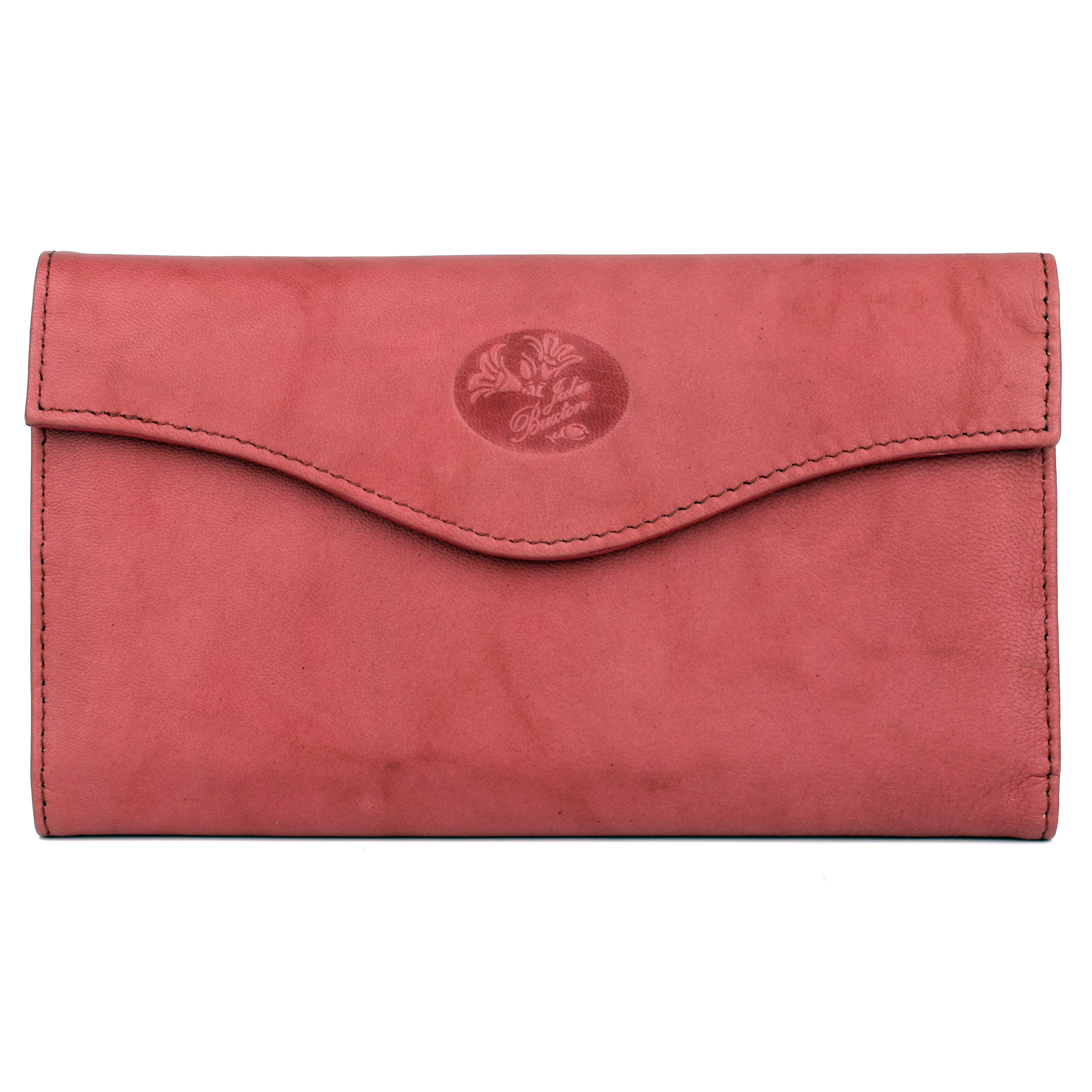 Heiress Leather Organizer Clutch