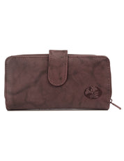 Heiress Leather Checkbook Wallet