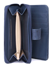 Heiress Leather Checkbook Wallet