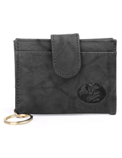 Heiress Leather Tab Card Case