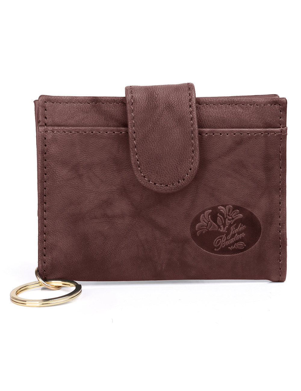 Heiress Leather Tab Card Case
