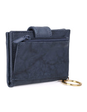 Heiress Leather Tab Card Case