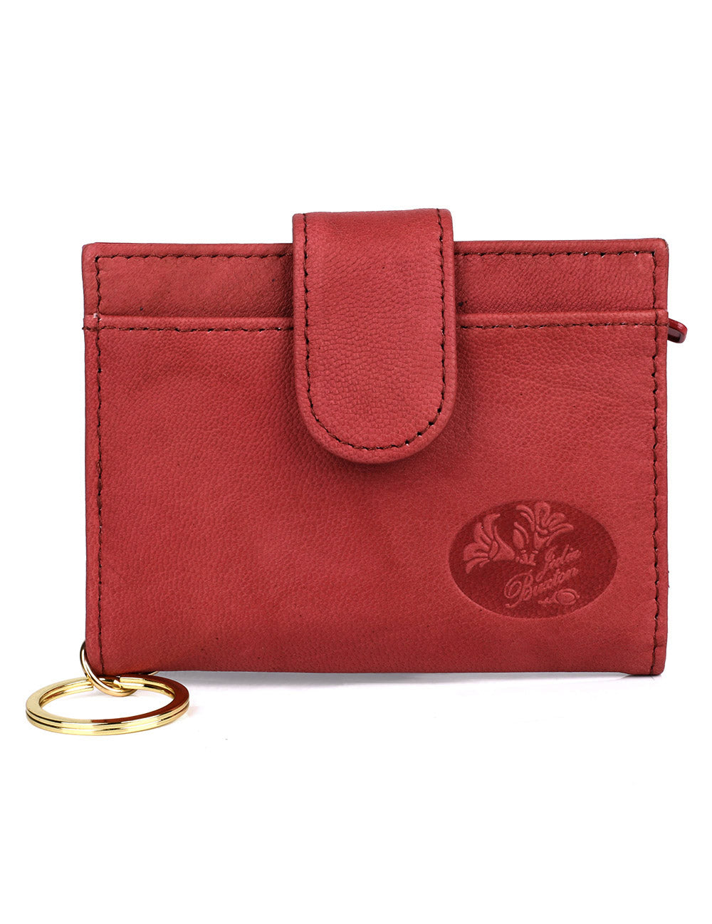 Heiress Leather Tab Card Case