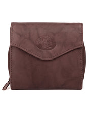 Heiress Leather Zip French Purse