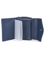 Heiress Leather Zip French Purse