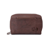 Heiress Leather Double Zip Organizer