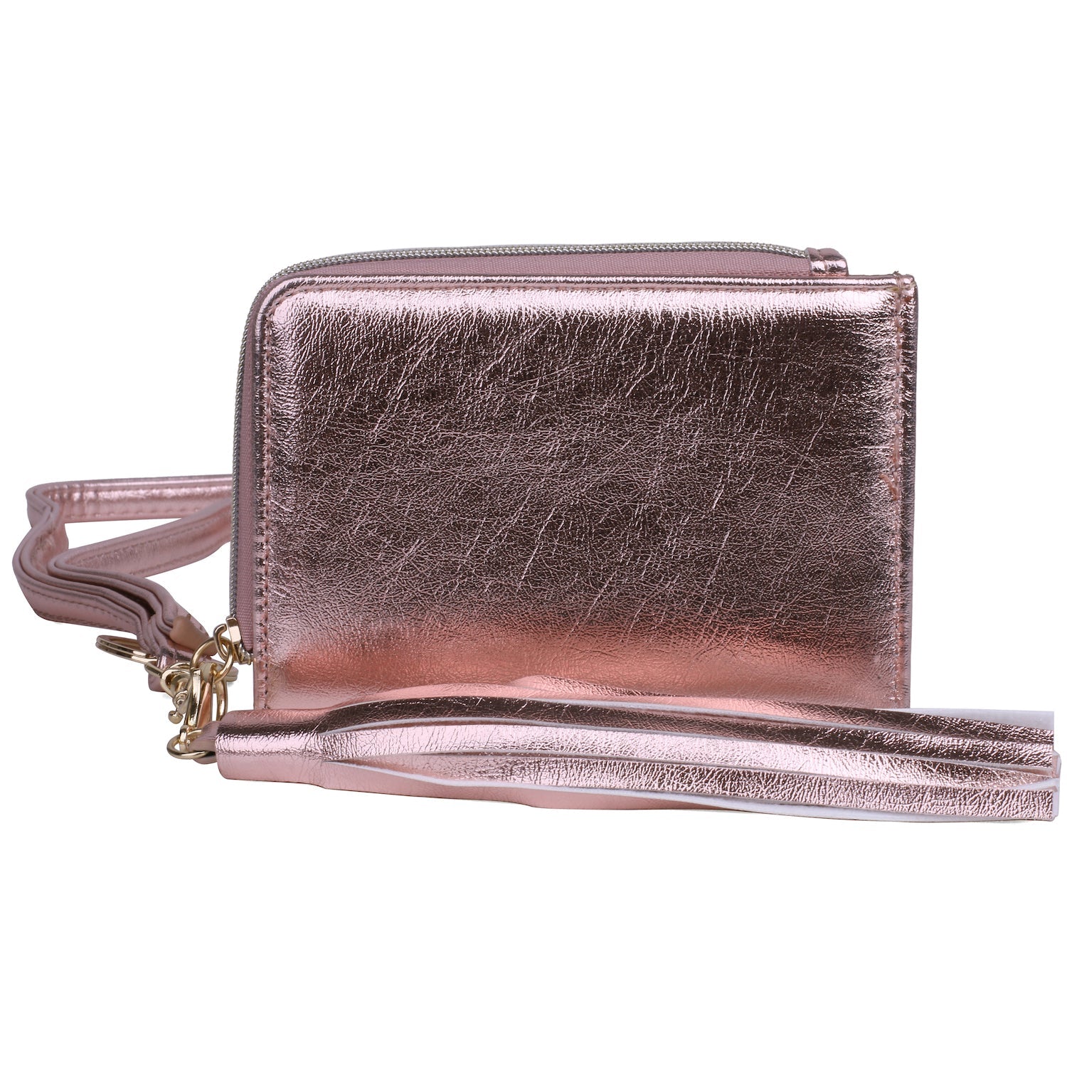 L-zip Coin Case with Strap