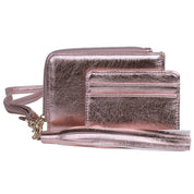 L-zip Coin Case with Strap