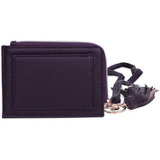 L-zip Coin Case with Strap