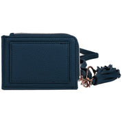 L-zip Coin Case with Strap