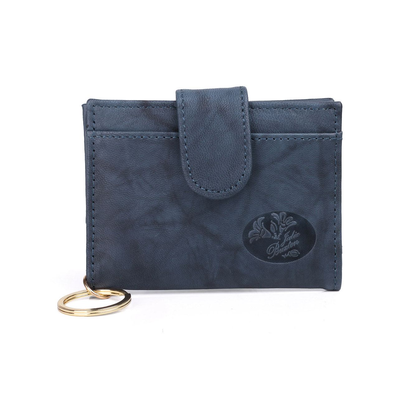 Heiress Leather Tab Card Case