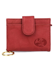 Heiress Leather Tab Card Case