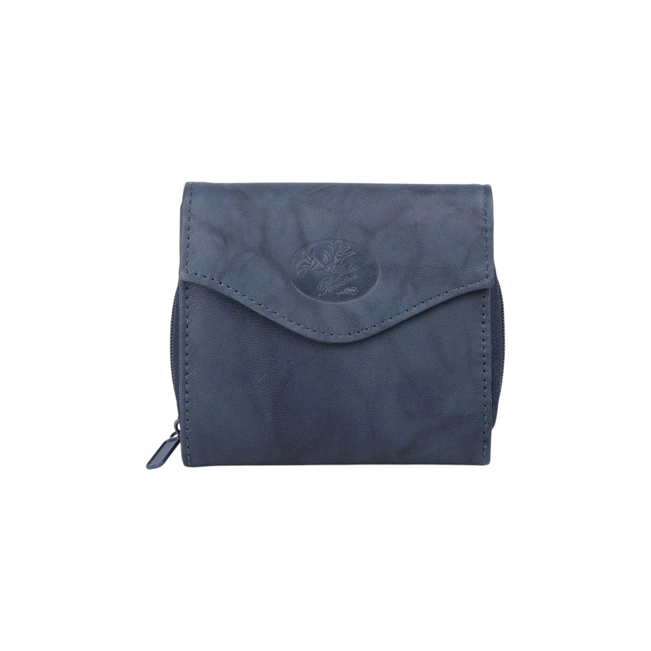 Heiress Leather Zip French Purse